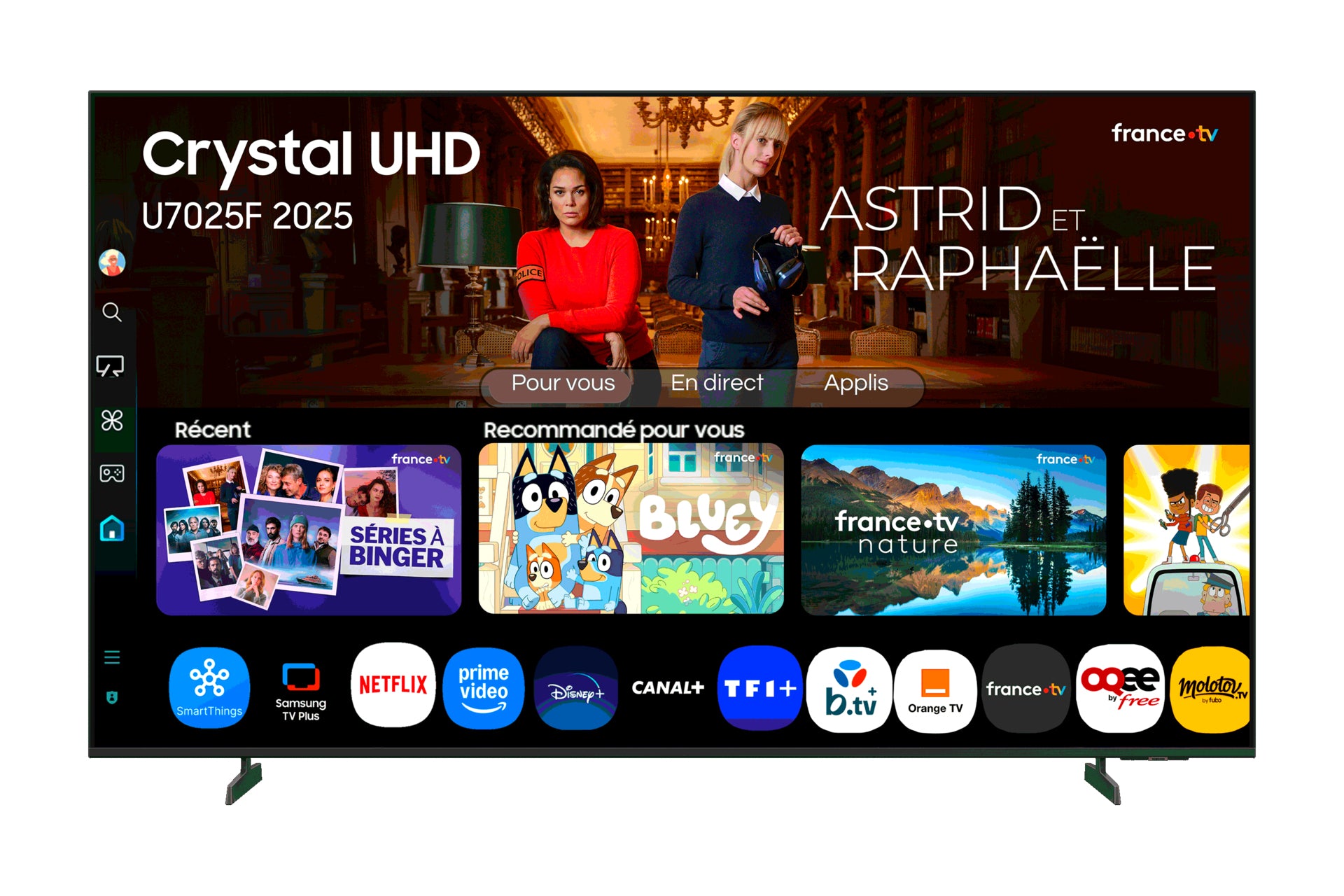 Televisão Samsung TV 50" TU50U7025F CRYSTAL UHD SMART TV BT